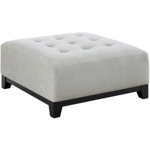 Wyatt Ottoman in Kymberly Stone
