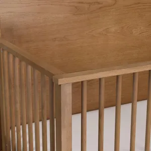 Wyller Crib with Guard Rail in Oak