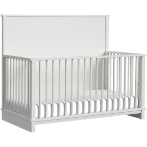 Wyller Crib with Guard Rail in White
