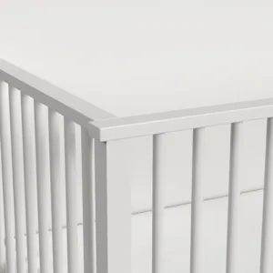 Wyller Crib with Guard Rail in White