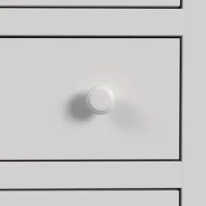 Wyller Dresser and Topper in White