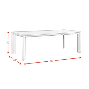 Zig Dining Table Grey