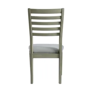Zig Ladder Back Side Chair Grey