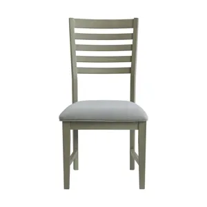 Zig Ladder Back Side Chair Grey