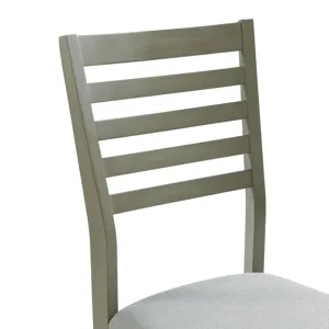 Zig Ladder Back Side Chair Grey
