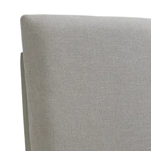 Zig Side Chair W/ Fabric Ladder Back Grey