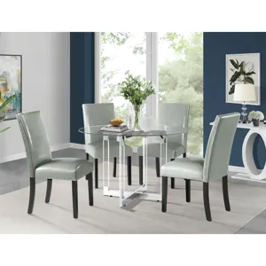 Zurich Round Dining Table Complete