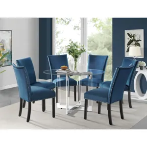 Zurich Round Dining Table Complete