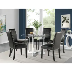 Zurich Round Dining Table Complete