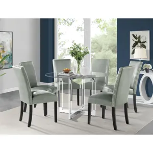 Zurich Round Dining Table Complete