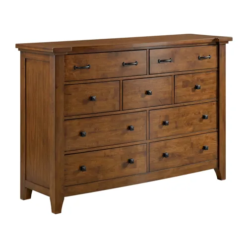 Gage 9-Drawer Dresser - Chestnut