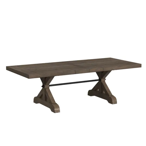 Yellowstone Dining Table w/2 Leaves - Grey