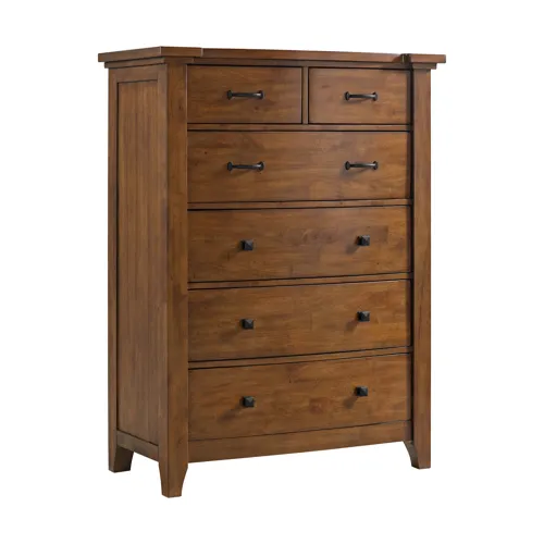 Gage 6-Drawer Chest - Chestnut