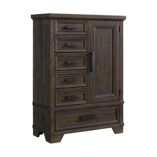 Colorado City 6-Drawer Chest - Charcoal
