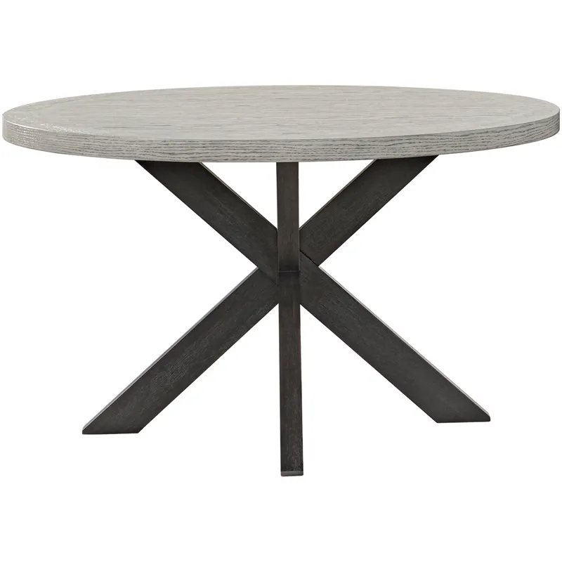 Axel 5 PC Dining Set in Light Grey Top / Espresso