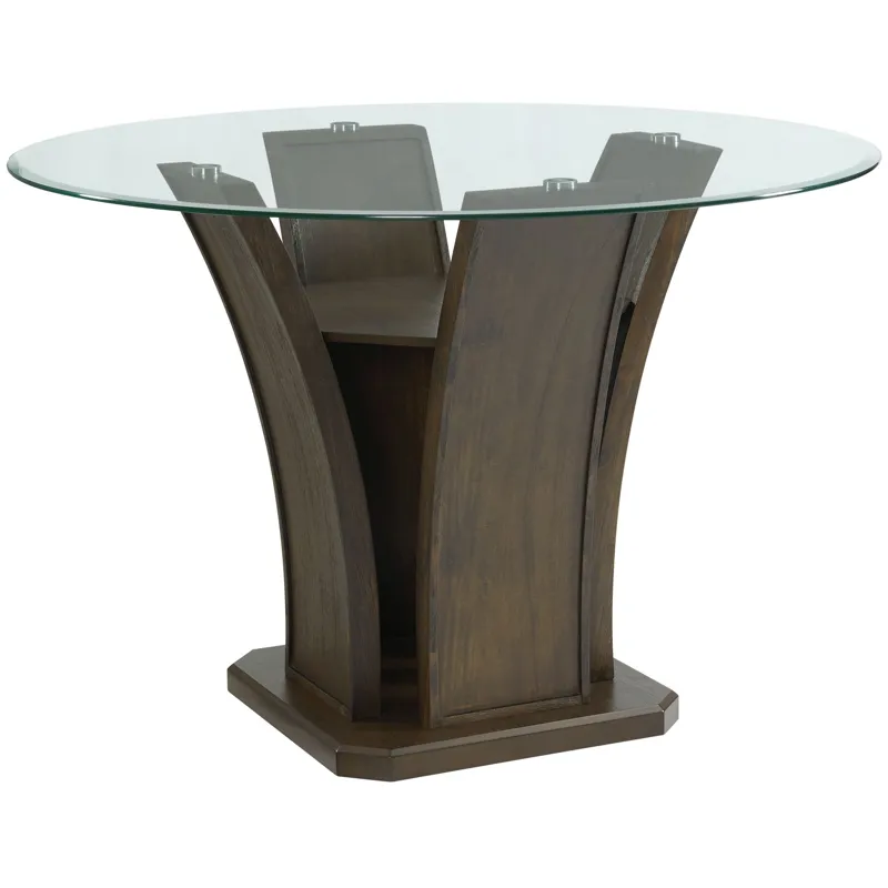 Dapper 5 PC Counter Height Dining Set in Walnut