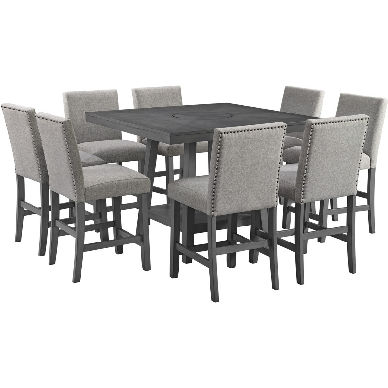 Seneca Square Counter Table with Lazy Susan - Thumbnail 3