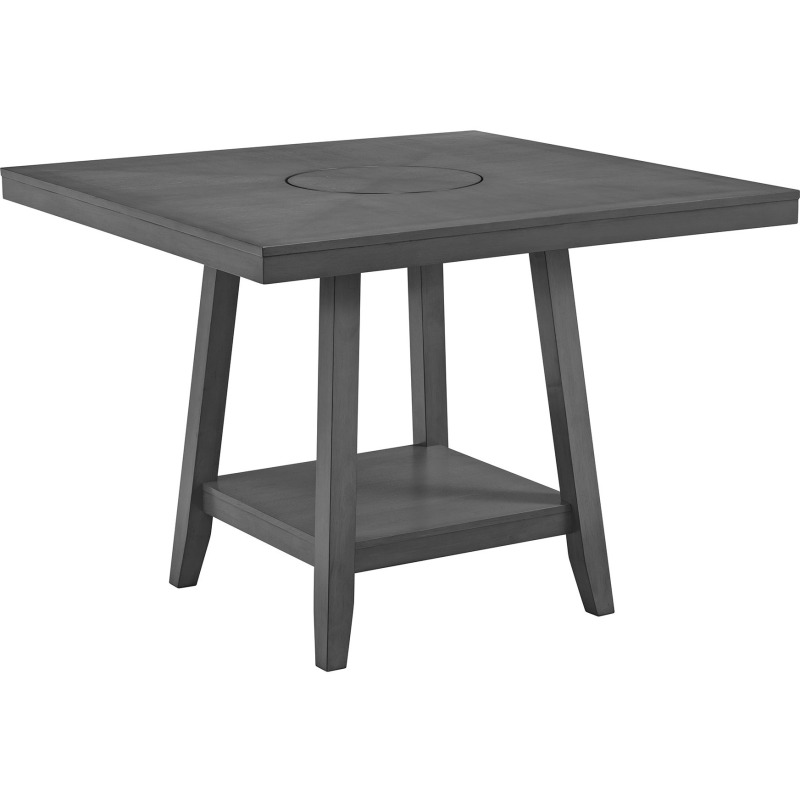 Seneca Square Counter Table with Lazy Susan