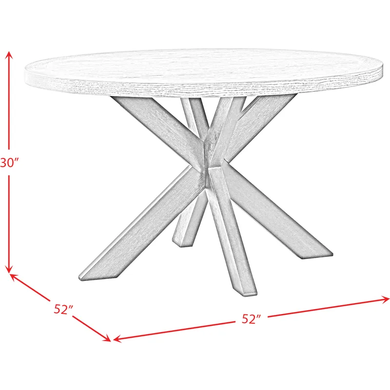 Axel 5 PC Dining Set in Light Grey Top / Espresso