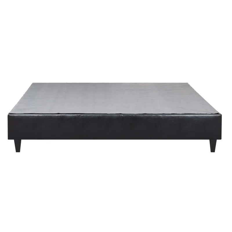 Abby Platform King Base Bed Black PU (3A Packing)
