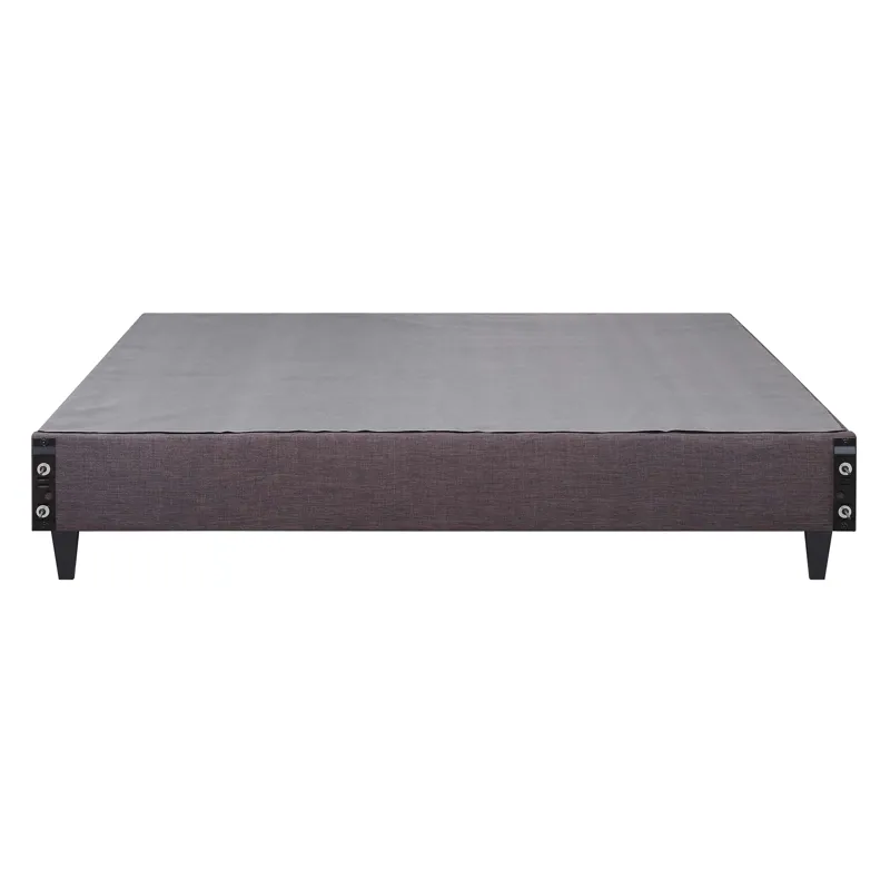 Abby Platform King Base Bed Heirloom Charcoal (3A Packing)