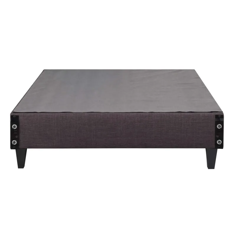 Abby Platform Queen Base Bed Heirloom Charcoal (3A Packing)