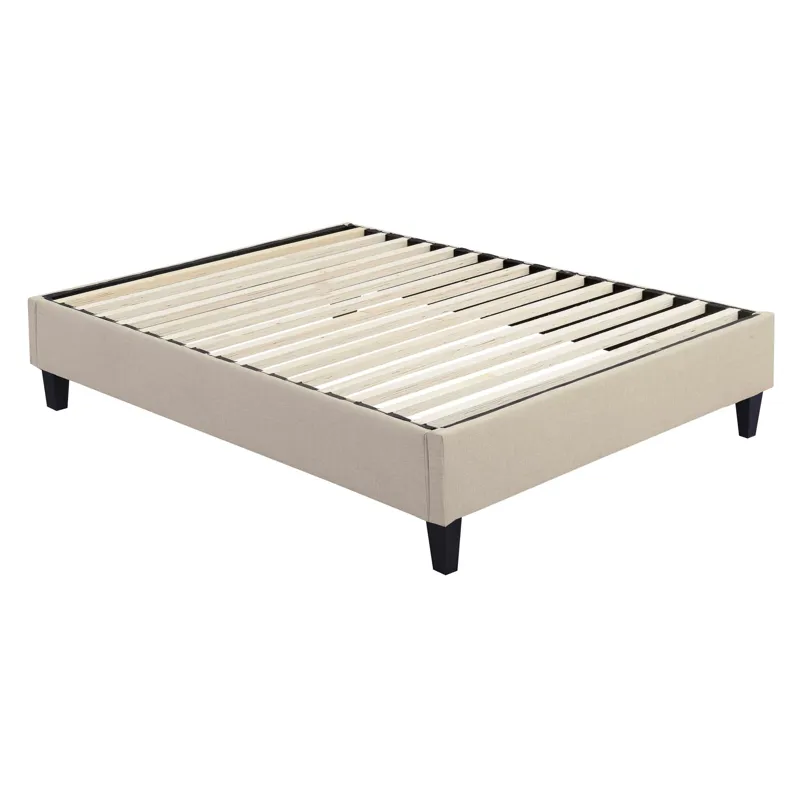 Abby Platform Queen Base Bed Heirloom Natural (3A Packing)
