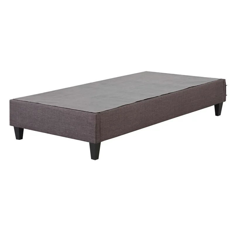 Abby Platform Twin Base Bed Heirloom Charcoal(3A Packing)