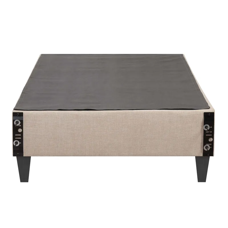 Abby Platform Twin Base Bed Heirloom Natural (3A Packing)