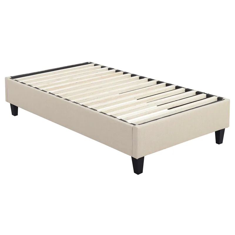 Abby Platform Twin Base Bed Heirloom Natural (3A Packing)