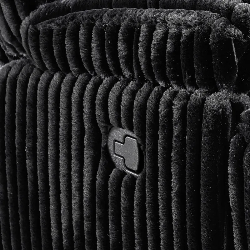 Admiral Motion Loveseat with Console in Masis Black