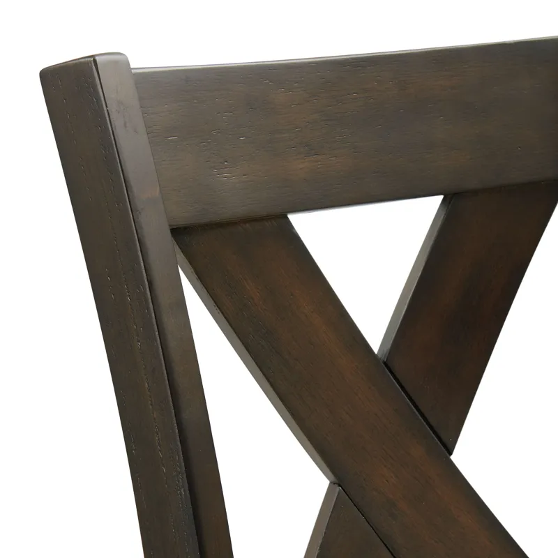 Alvin 60\" 7PC Dining Set in Espresso