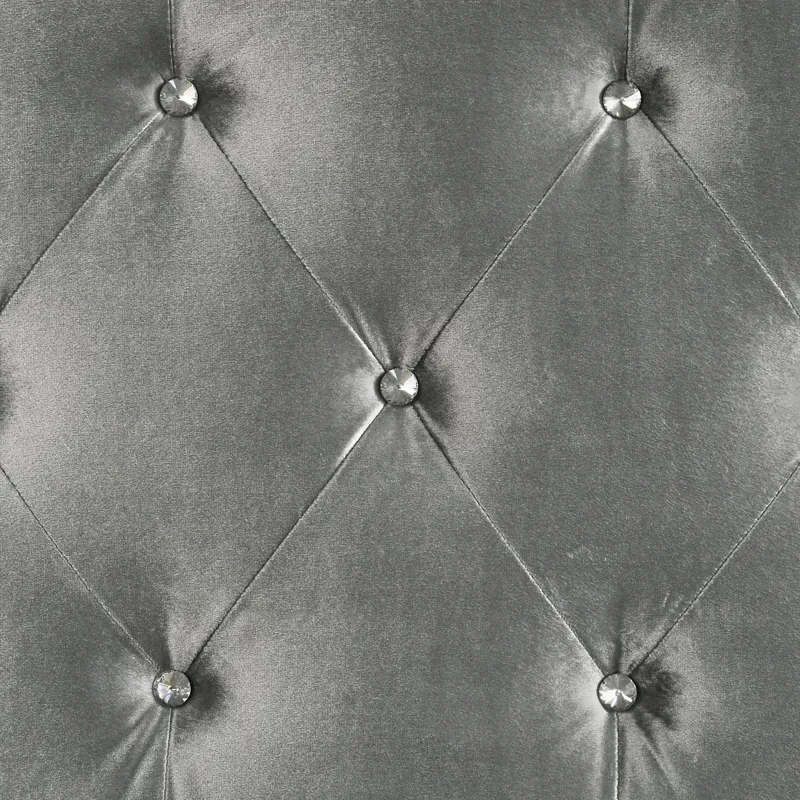 Amberley Twin UPH Corner Bed with LED and USB in Grey