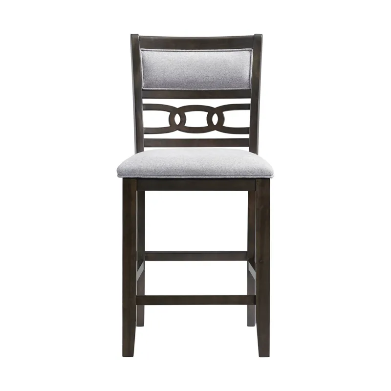 Amherst Counter Side Chair W/Fabric Cushion Dark Finish (2 Per Pack)