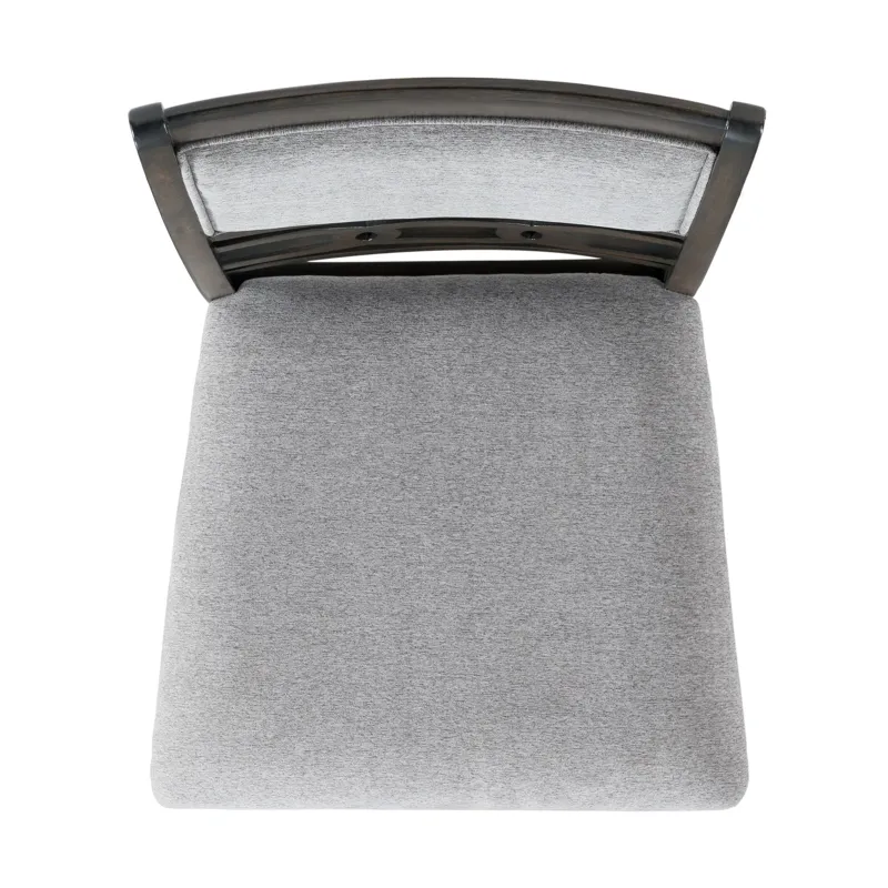 Amherst Counter Side Chair W/Fabric Cushion Dark Finish (2 Per Pack)