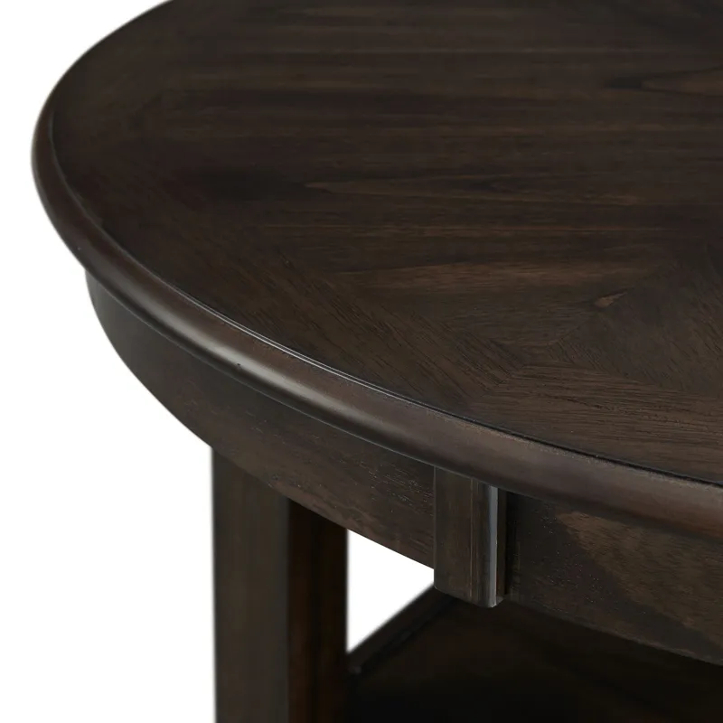 Amherst Counter Table w/Wood Leg Dark Finish