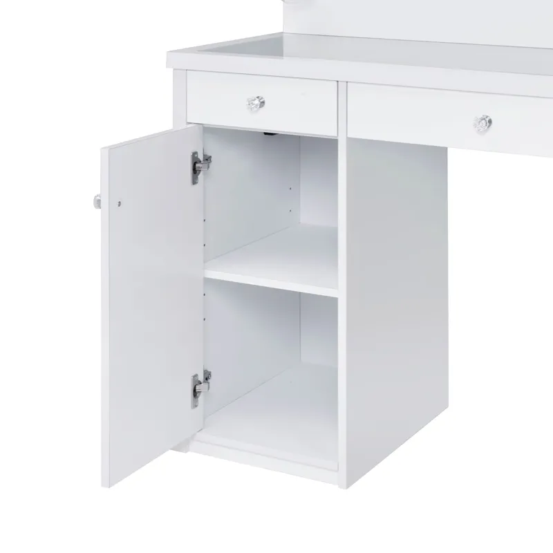 Amia Complete Dressing Table with Lightbulbs