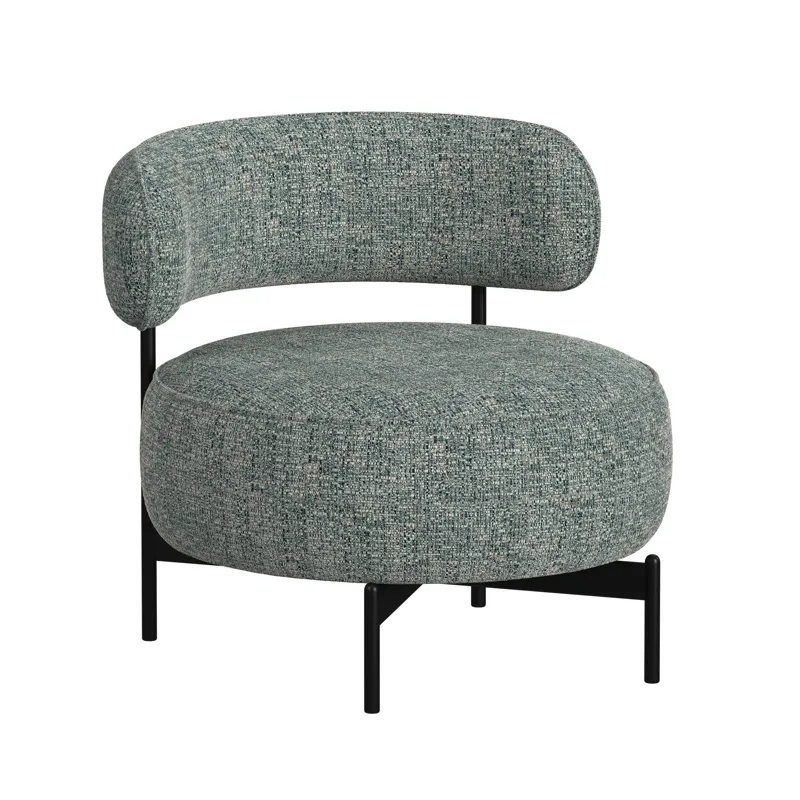 Antonia Swivel Chair in Heron Teal