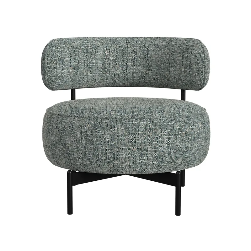 Antonia Swivel Chair in Heron Teal