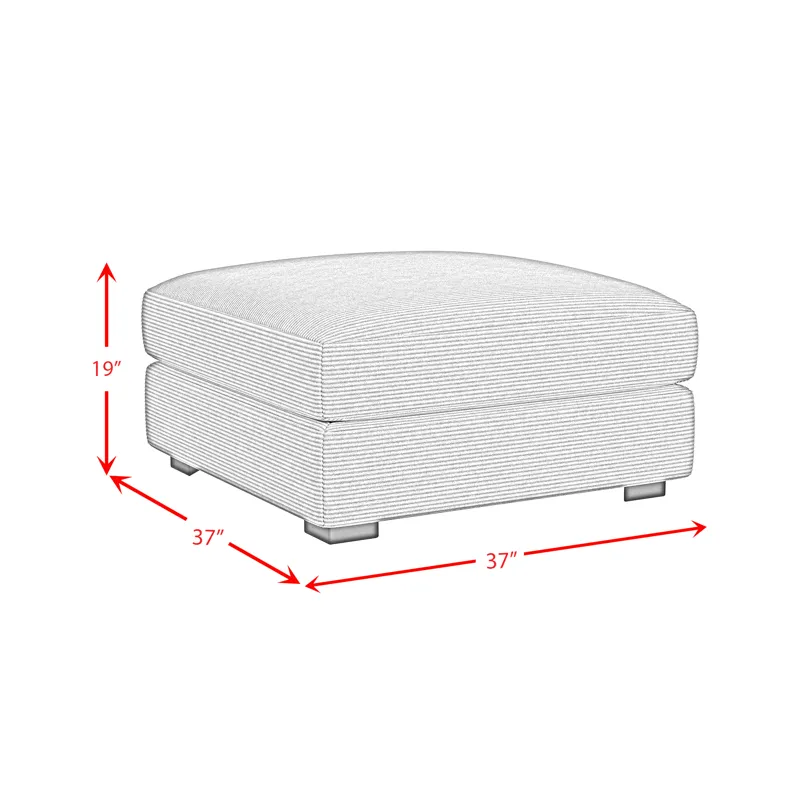 Arizona Modular Ottoman in Steno Beige