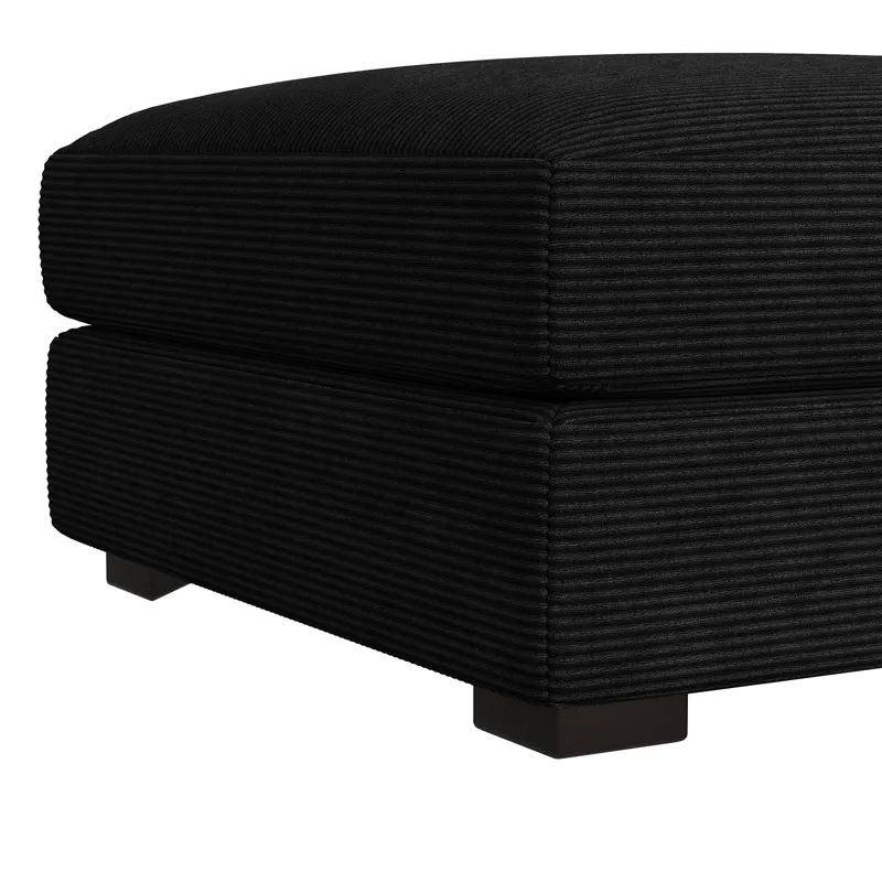 Arizona Modular Ottoman in Steno Black