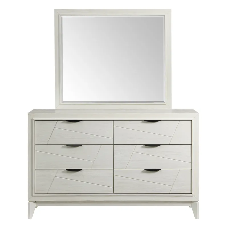 Artis Dresser and Mirror in White