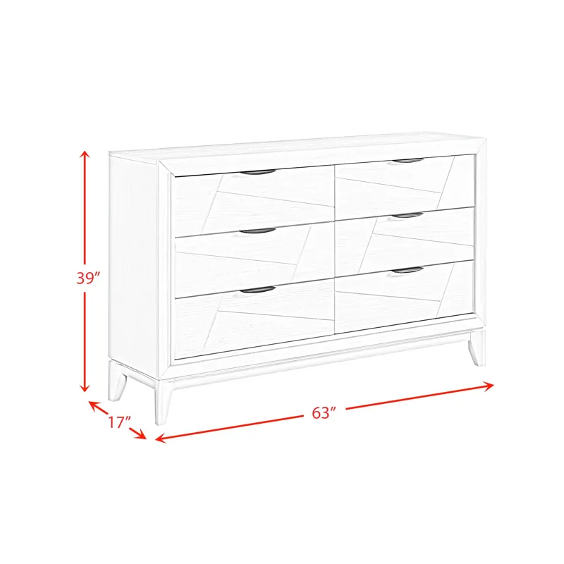 Artis Dresser in White