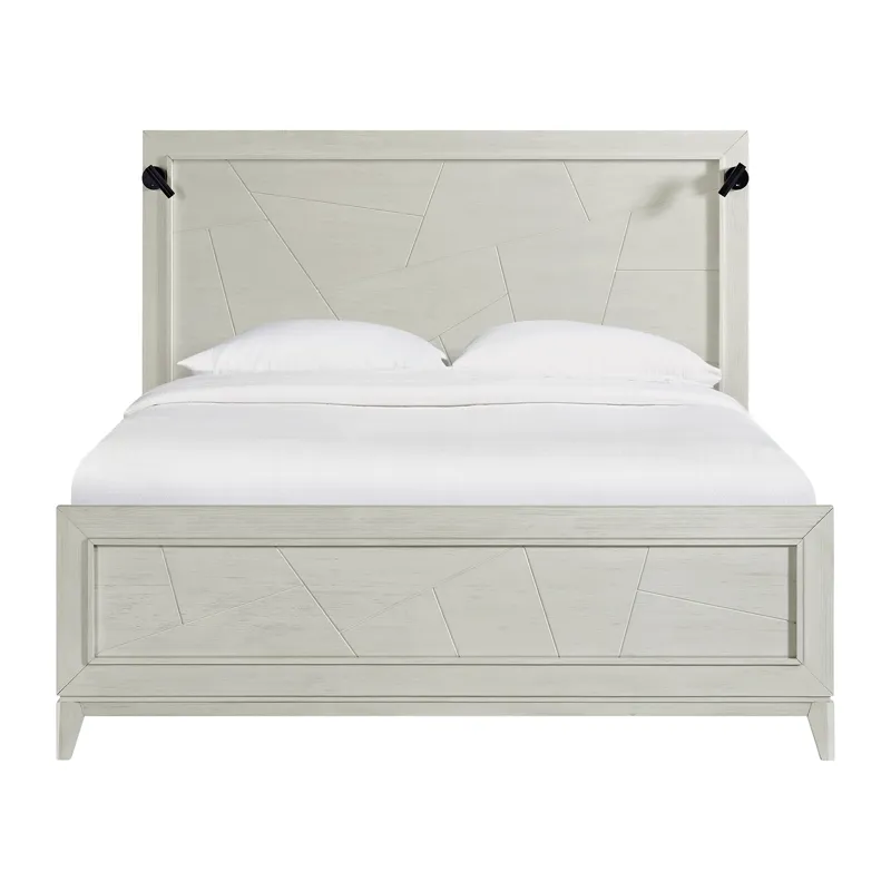 Artis King Bed w/ Storage in White