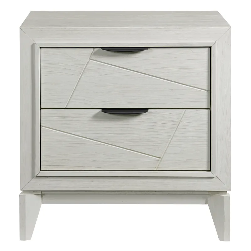 Artis Nightstand w/ USB in White