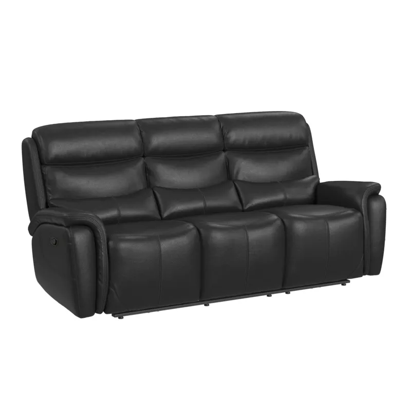 Aruba Motion Sofa in Pebble Black