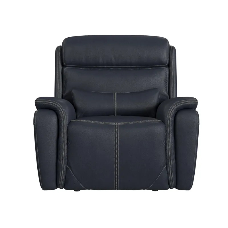 Aruba Power Motion Recliner with Power Headrest in Pebble Navy