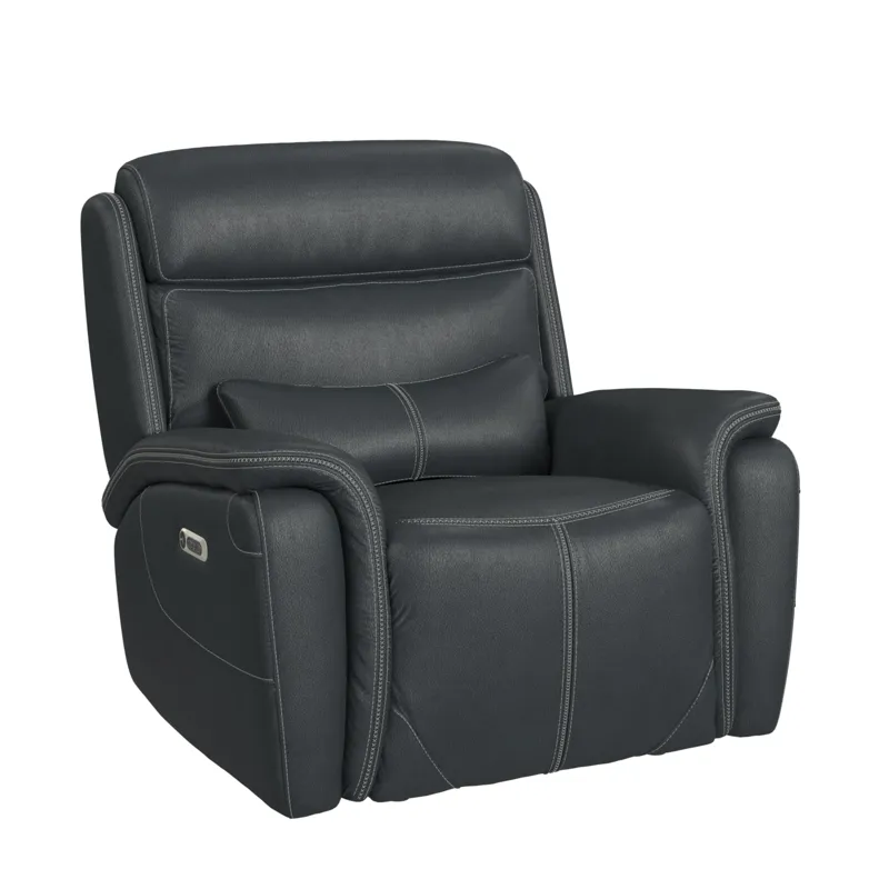 Aruba Power Motion Recliner with Power Headrest in Pebble Grey