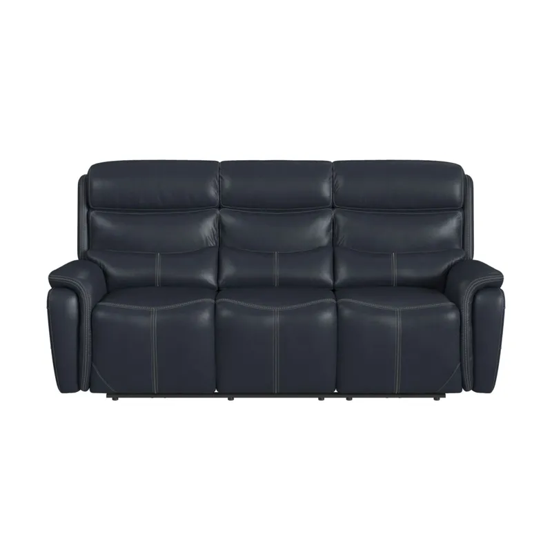 Aruba Power Motion Sofa with Power Headrest in Pebble Navy