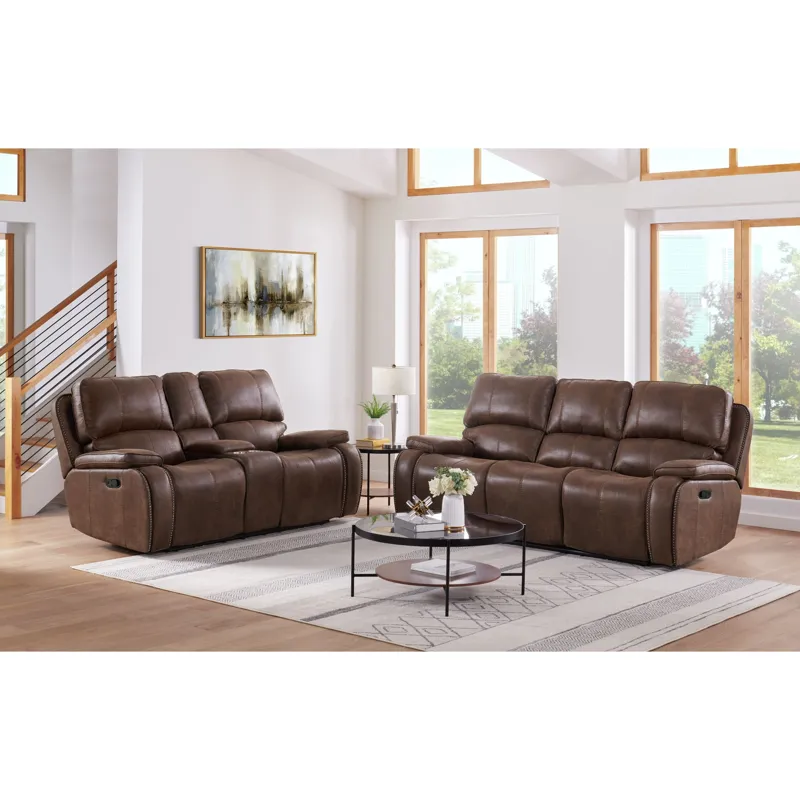 Atlantis Motion Sofa in Heritage Brown